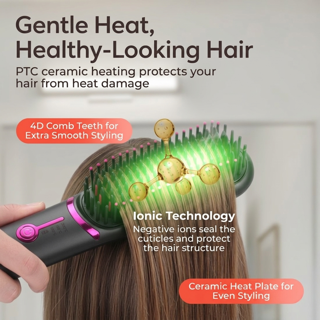 Bestyfind FineHeat 3 - Cordless Hot Brush