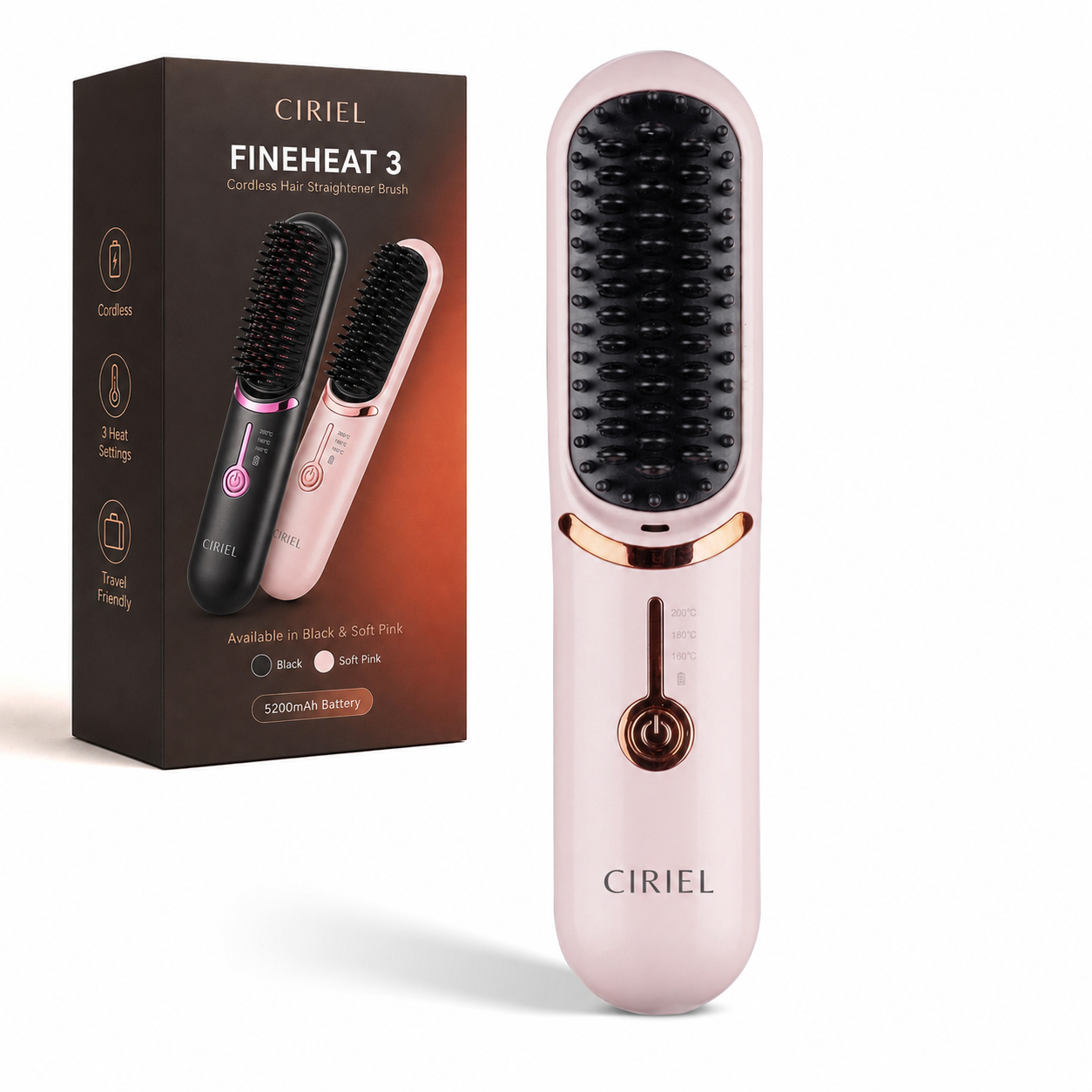 Bestyfind FineHeat 3 - Cordless Hot Brush